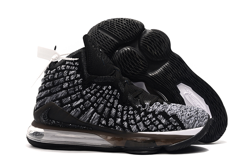 Women Nike LeBron 17 Black Grey Shoes